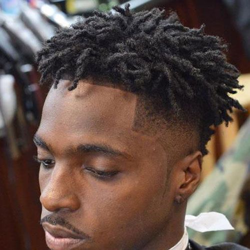 Short Locs + Temple Fade Short Dread Styles, Temp Fade Haircut, Dreads Short Hair, Twist Hair Men, Hairstyles Twist, Hair Twists Black, Dreadlocks Men, Dread Hairstyles For Men, Short Dreads