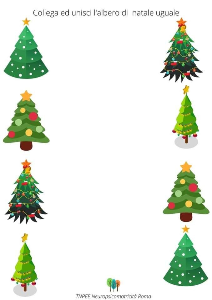 christmas trees with different shapes and colors