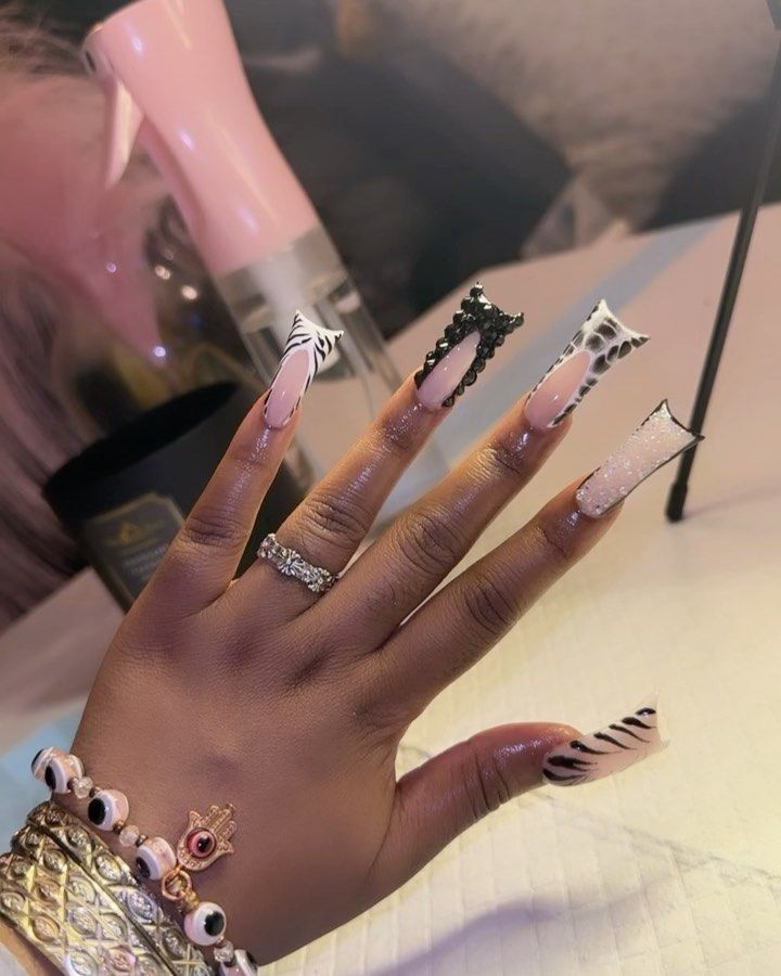 Fresh Nail, Hard Nails, Duck Nails, Drip Nails, Claw Nails, Colored Acrylic Nails, French Tip Acrylic Nails, Set Ideas, Short Square Acrylic Nails