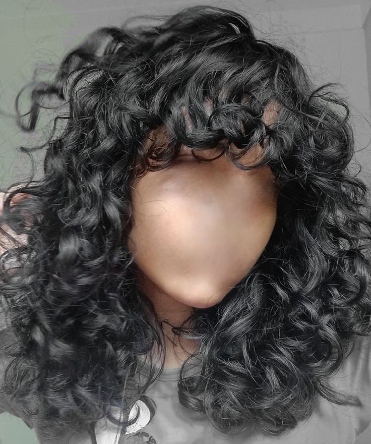 Chunky Highlight On Curly Hair, Curly Poofy Hairstyles, Curly Hair Subliminal, Short Curly 2c Hair, Curly Bangs 2c, Dark Curly Hair With Bangs, Black Curly Hair Bangs, 2c Curly Hair Haircuts Layers, Curly Hair 2c Hairstyles