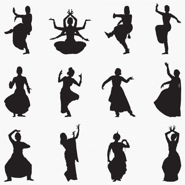 Classical Dance Silhouette, Cultural Dance Art, Classical Dance Drawing Easy, Bharatnatyam Tattoo, Nartaki Art, Traditional Dance Aesthetic, Traditional Dance Drawing, Indian Classical Dance Drawing, Indian Dance Illustration