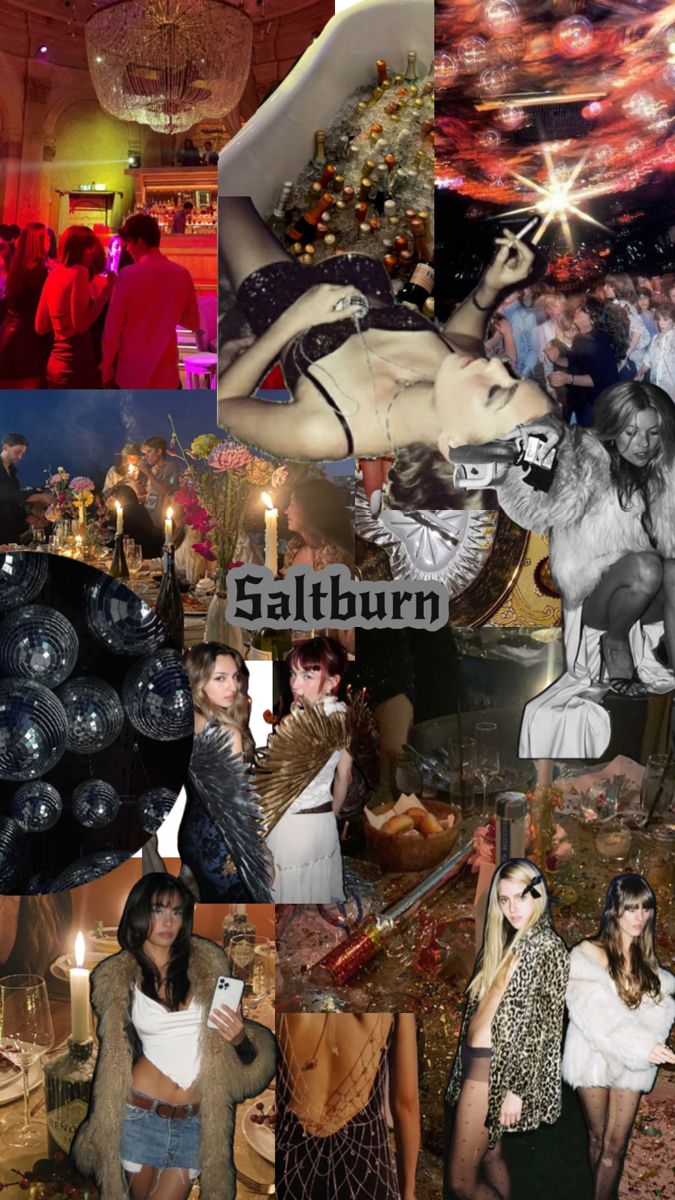 the collage shows many different images in black and white, including people dressed up