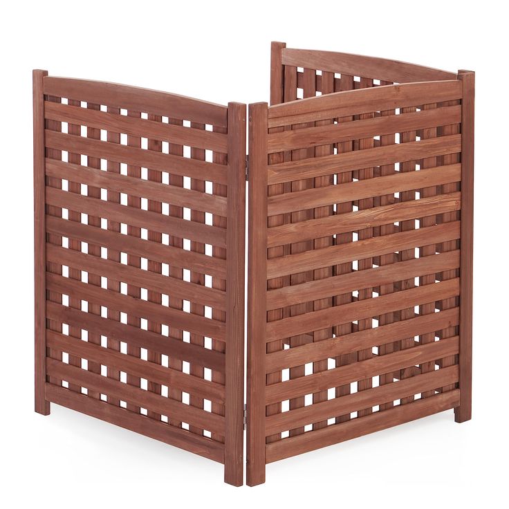 PRICES MAY VARY. DIMENSIONS: Privacy screen outdoor with 3 panels assembled unit measures 38in H X 32in W x 32in L. EASY INSTALL: Freestanding design of AC cover outside unit means no digging or surface mounting required. OPEN AIR-FLOW: The slat spacing of panel is designed to provide adequate air flow during air conditioning operation. STRONG CONSTRUCTION: Lattice fence ac unit cover made of cedar that be painted or stained for decorative personal needs. BACKYARD HIDING:Outside screen is design Cedar Privacy Fence, Trash Enclosure, Air Conditioner Fence, Air Conditioner Hide, Ac Unit Cover, Outdoor Air Conditioner, Ac Cover, Wood Privacy Fence, Fence Screen