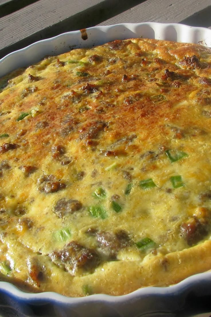 a casserole dish with meat and vegetables in it