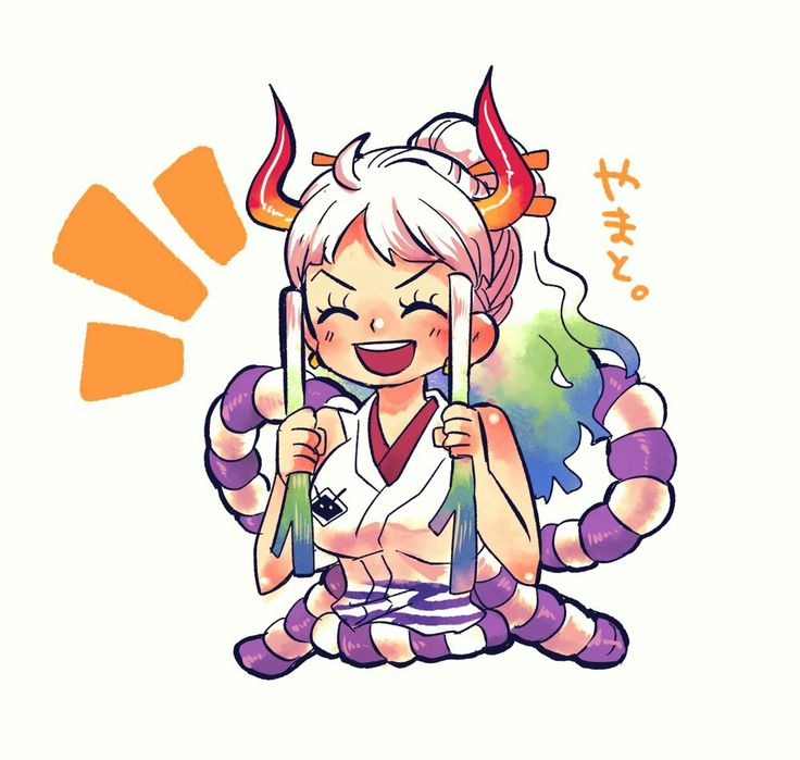 an anime character sitting on the ground with horns and devil horns around her head, holding a