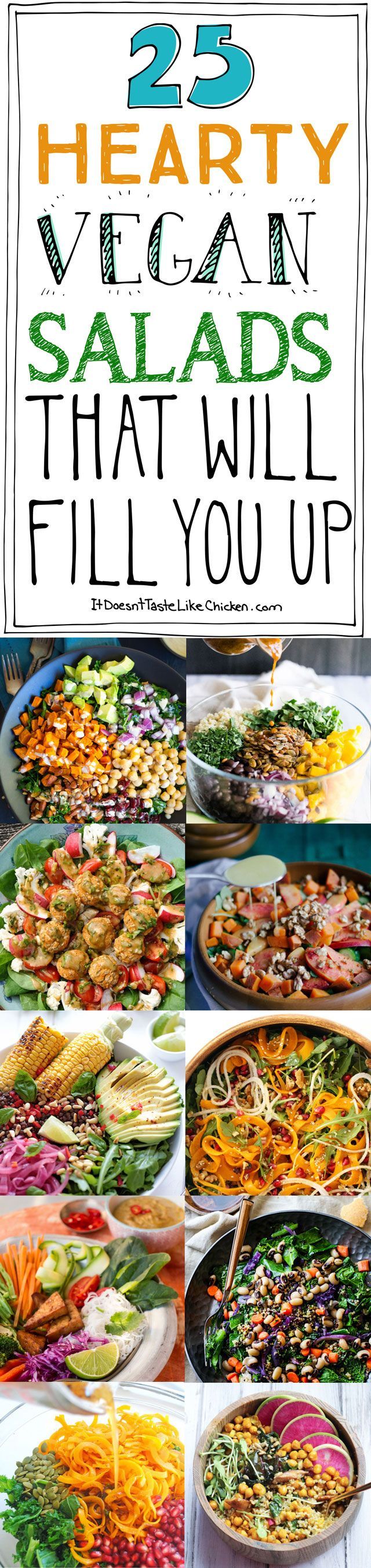 the 25 healthy vegan salads that will fill you up in less than 30 minutes