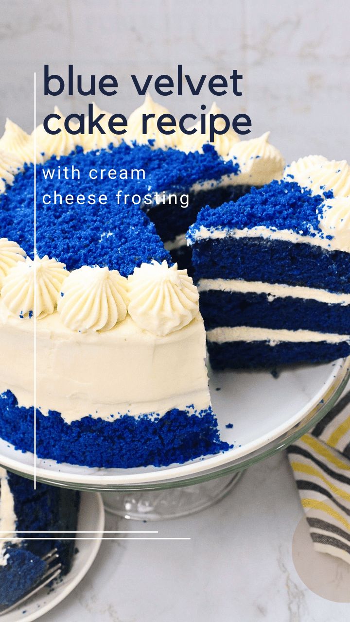 blue velvet cake recipe with cream cheese frosting