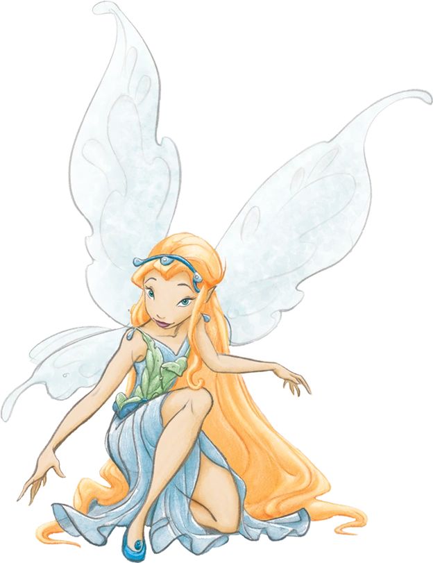 a drawing of a fairy sitting on the ground