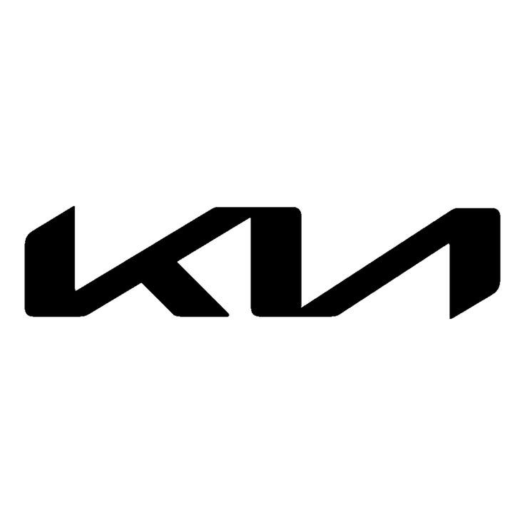 the letter kln is black and white with an arrow in front of it