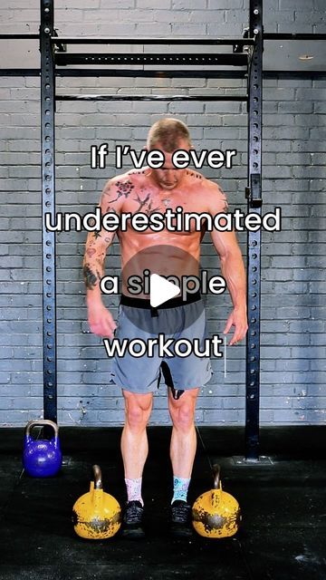 a man standing in front of a yellow fire hydrant with the caption if i've ever underestimited a single workout