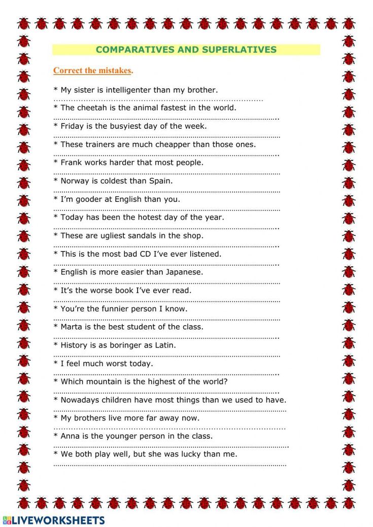 the worksheet for comparing and subplating words in english with pictures on it