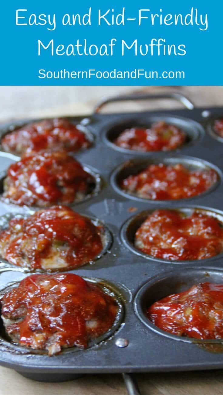 an easy and kid - friendly meatloaf muffins recipe that is so good to eat