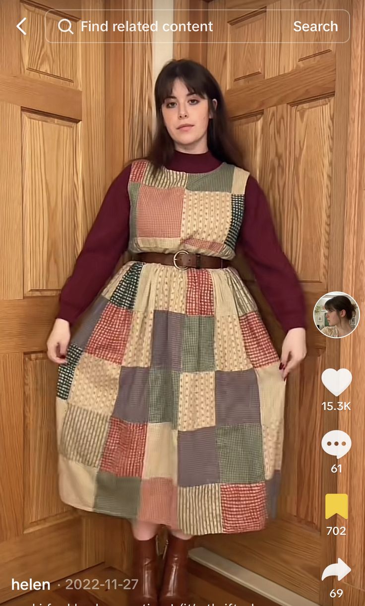 Granny Outfit Style, Aubree Aesthetic, Granny Core Outfits, Granny Core Aesthetic, Granny Outfit, Tokyo Ootd, Outfit Edit, Grandma Clothes, Core Outfits