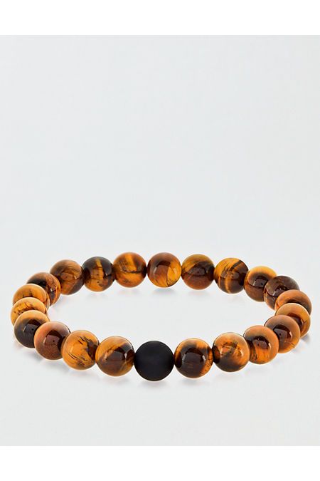 Natural stone beads/Great for layering!/3/8 in. (10 mm.)/Not eligible for promotions | Only ships within the USA Brown Beaded Bracelets With Natural Stones, Brown Beaded Bracelets With 8mm Beads, Casual Round Beaded Bracelets For Meditation, Casual Beaded Bracelets For Meditation, Casual Brown Round Beaded Jewelry, Casual Brown Beaded Bracelets With Gemstone Beads, Casual Brown Bracelets With Gemstone Beads, Casual Brown Beaded Bracelets With Gemstones, Casual Brown Gemstone Beads Bracelets