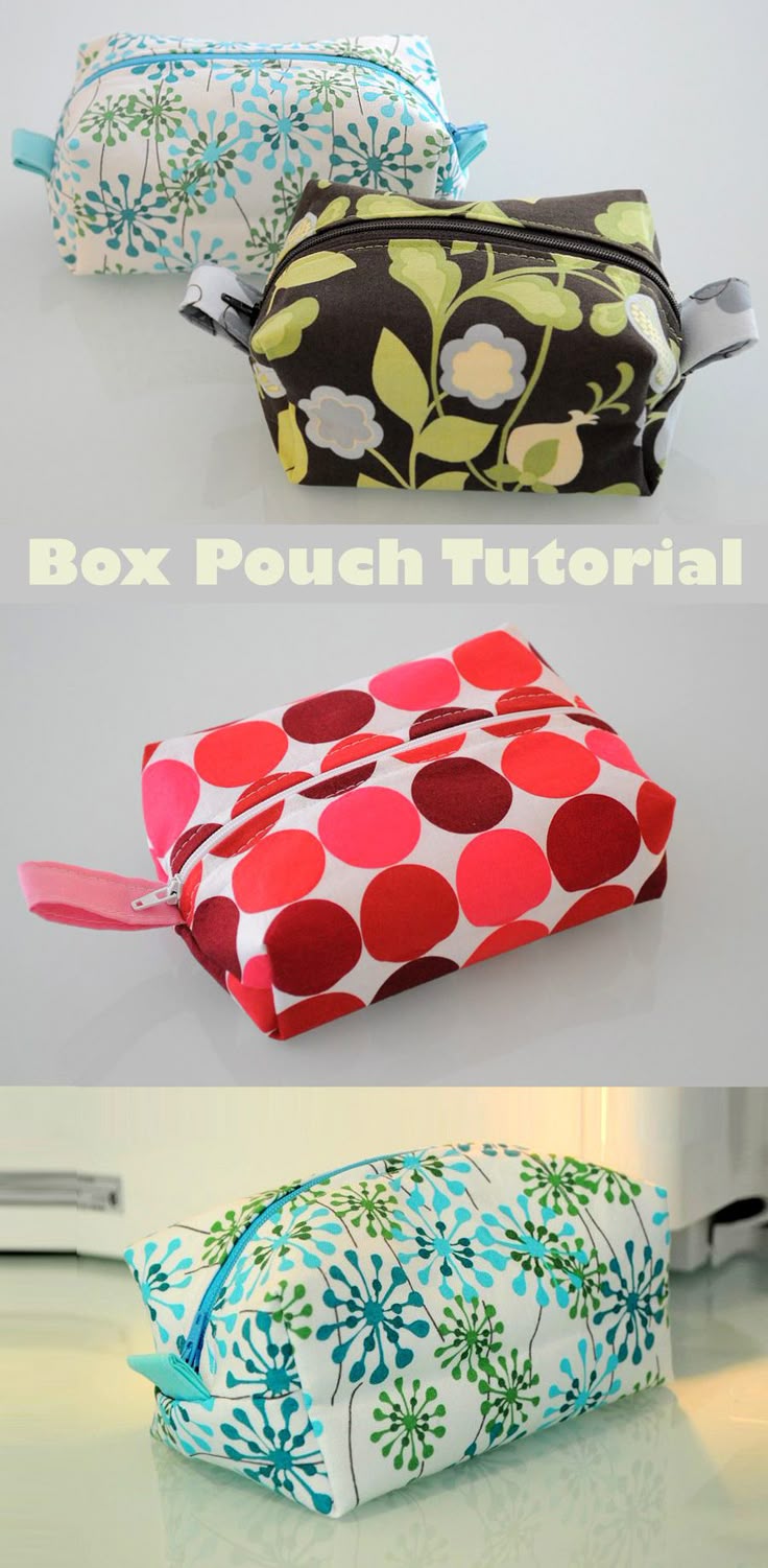 Boxy Pouch Bag Tutorial Boxed Bag Pattern, Diy Box Pouch Tutorial, Itty Bitty Boxy Bag, Boxy Cosmetic Bag Pattern, Box Bag Sewing Pattern, Boxy Pouch Tutorial, Box Bag Pattern Free, Ditty Bag Pattern Sewing, Boxy Makeup Bag Pattern