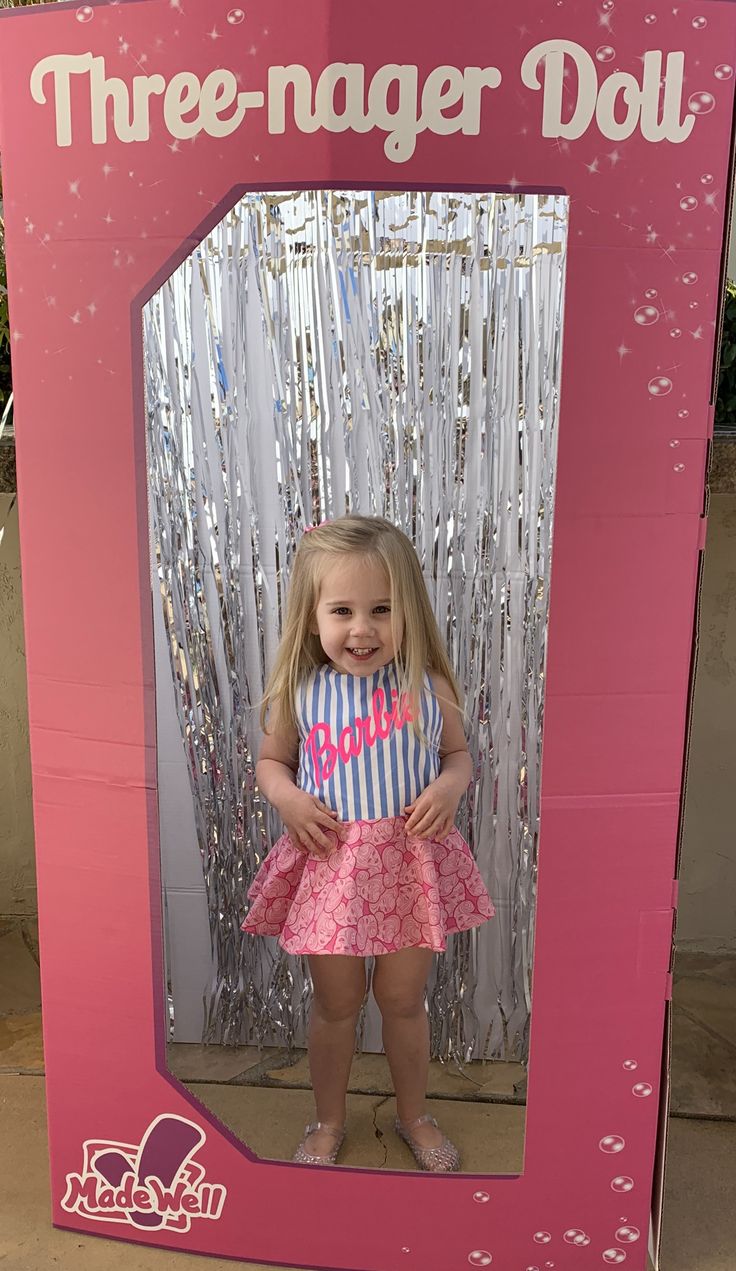 Barbie Third Birthday Party, 3rd Barbie Birthday Party, Barbie Themed 3rd Birthday Party, Barbie 3rd Birthday Party Ideas, 3 Girl Birthday Party Ideas, Three Year Old Barbie Birthday Party, Threenager Picture Ideas, Threenager Party Ideas Girl, Threenager Party Decor