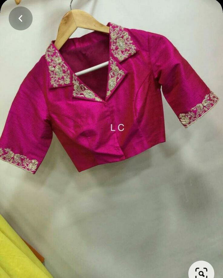 Round Neck Blouse Pattern, Blouse Designs 2024 Latest, Pink Colour Blouse Designs Latest, Colar Necks Design Blouse, Girls Blouse Designs Latest, Collar Blouse Designs Latest, Blouse Designs Sleeves, Choli Blouse Designs Latest, Embroidery Blouse Designs Latest