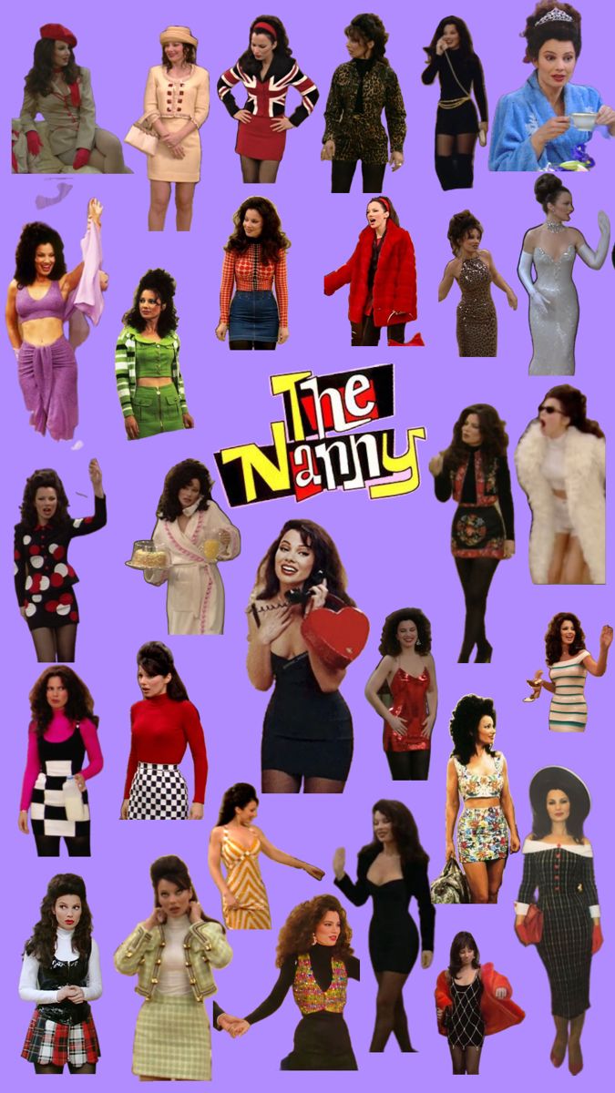 an image of many different women in the style of tv character costumes and haircuts