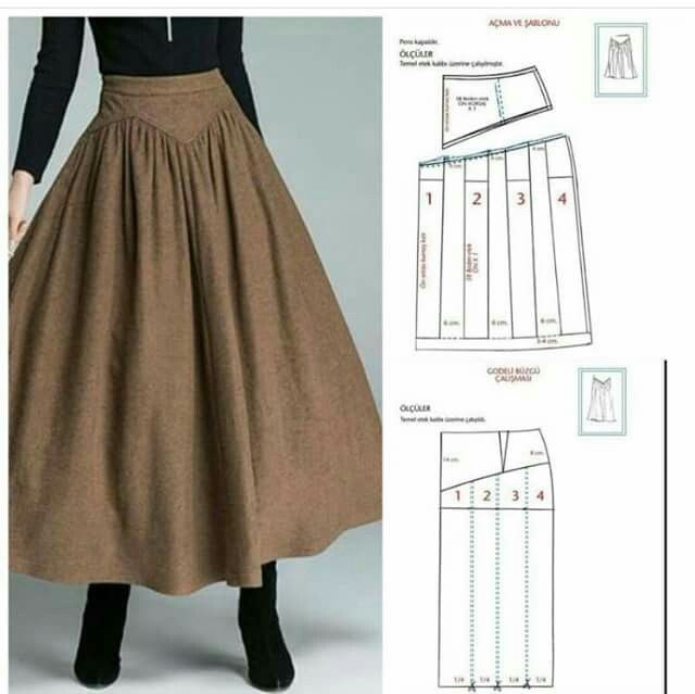 a woman's skirt and top sewing pattern