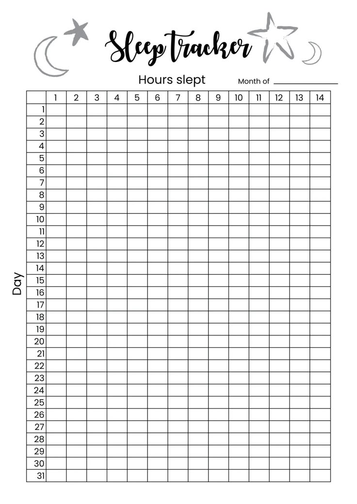 Sleep tracker – B&W Good Notes Habit Tracker, Monthly Tracker Template, 2024 Mood Tracker, Sleep Tracker Printable Free, January Mood Tracker Printable, Monthly Tracker Printable, Templates To Fill Out, Bullet Journal Ideas Pages Printable, Tracker Bullet Journal Template