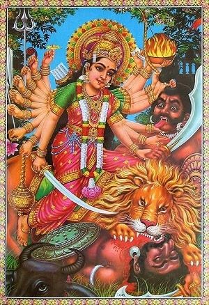 The Complete Guide to Chamunda Mantra [Feel Miraculous Blessings] Mahishasura Mardini, Hindu Goddesses, Durga Picture, Devi Maa, Durga Ji, Durga Kali, Durga Devi, Hindu Gods And Goddesses, Aadi Shakti