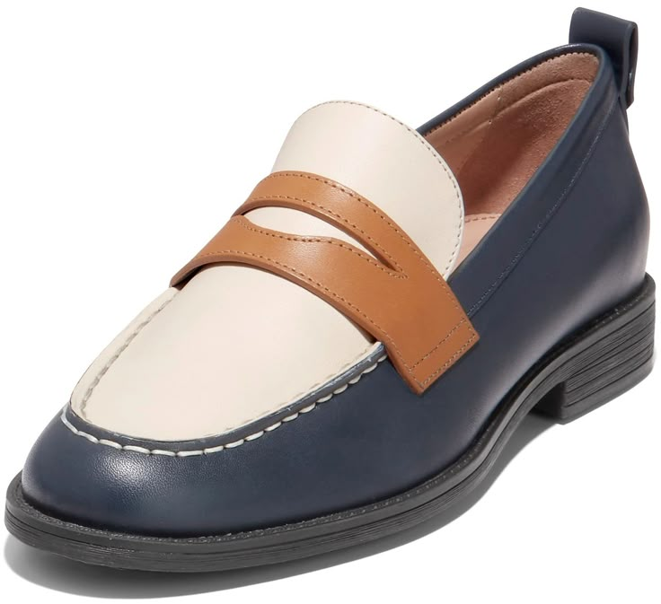 PRICES MAY VARY. Upper: Loafer Silhouette With Keeper Detailing On Upper Materialized In Leather And Velvet Materials Full Unit Rubberized Outsole Womens Penny Loafers, Trending Handbags, Loafers Women, Cole Haan Women, Trending Sneakers, Penny Loafer, Textured Design, Tan Suede, Penny Loafers