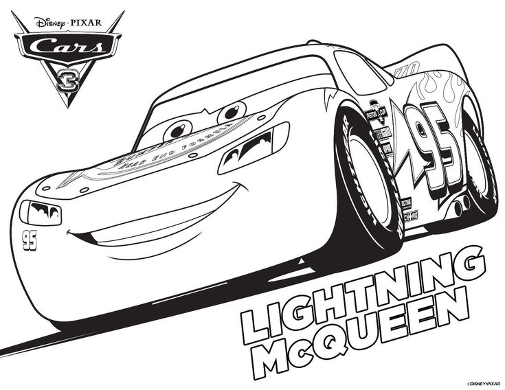 cars coloring pages for kids with the characters from disney pixar and lightning mcqueen