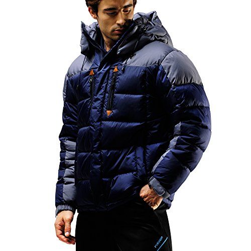 FUERZA Mens Winter Down Wellon Hooded Heavy Duty Parka Jacket (X-Small, Dark Navy) Fuerza http://www.amazon.com/dp/B013FD0K0I/ref=cm_sw_r_pi_dp_pf9kwb0V9P419 Mens Winter, Men's Jackets, Winter Jacket Men, Mens Hooded, Warm Jacket, Parka Jacket, Fashion Mode, Mode Fashion, Men Winter