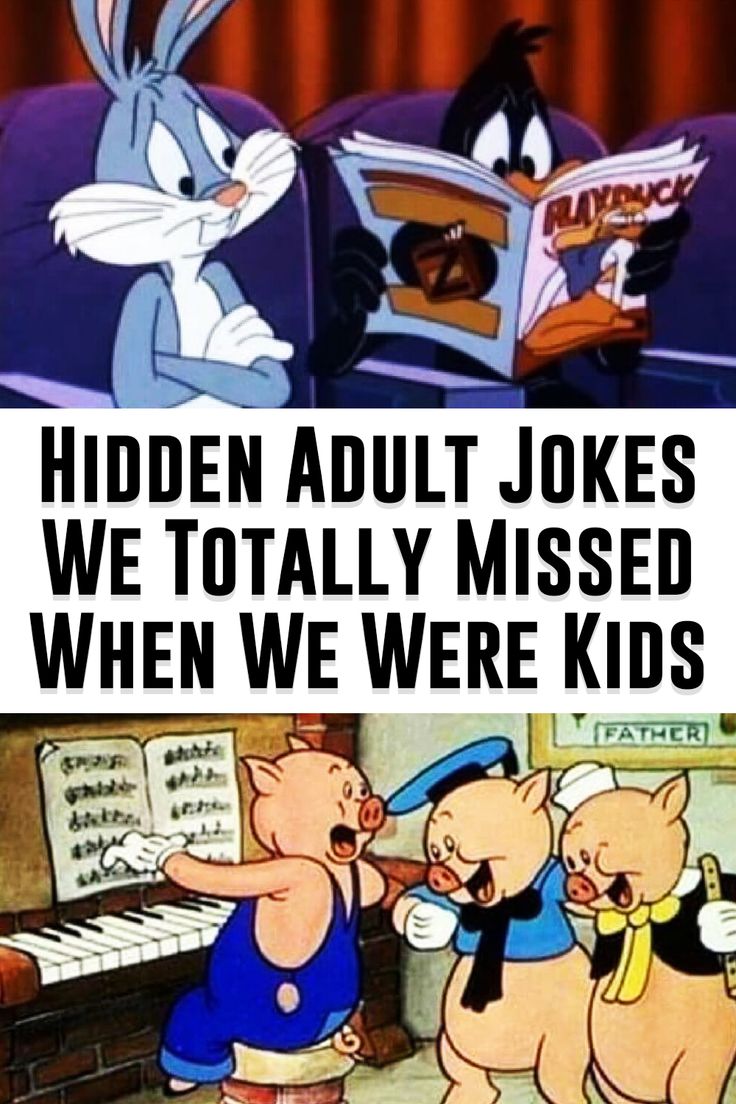 These hidden jokes are guaranteed to make you question everything you thought you knew about your favorite children’s shows and movies. Silly Gifts, Hiking Hairstyles, Funny Cartoon Pictures, Funny Animated Cartoon, Funny Jokes To Tell, Funny Cartoons Jokes, Kids' Movies, Shows And Movies, Funny Jokes For Adults