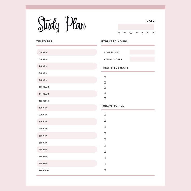 Printable Study Planner Study Planner Timetable, University Schedule, Planner For School, Study Schedule Template, Study Timetable, Timetable Template, Daily Routine Planner, School Timetable, Study Planner Printable