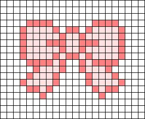 a cross stitch pattern with hearts on it