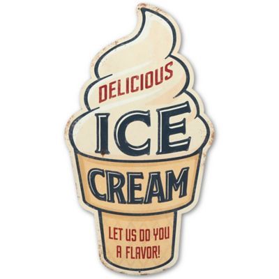 an ice cream sticker on a white background