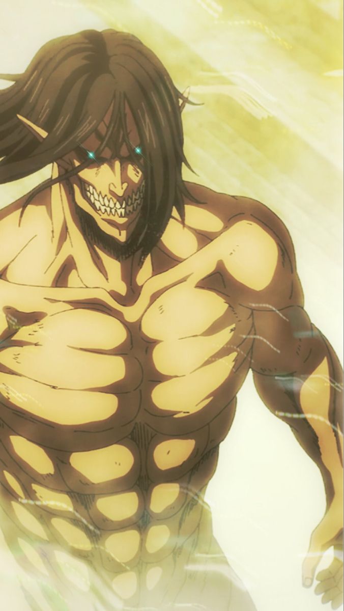 an anime character with long hair and big muscles