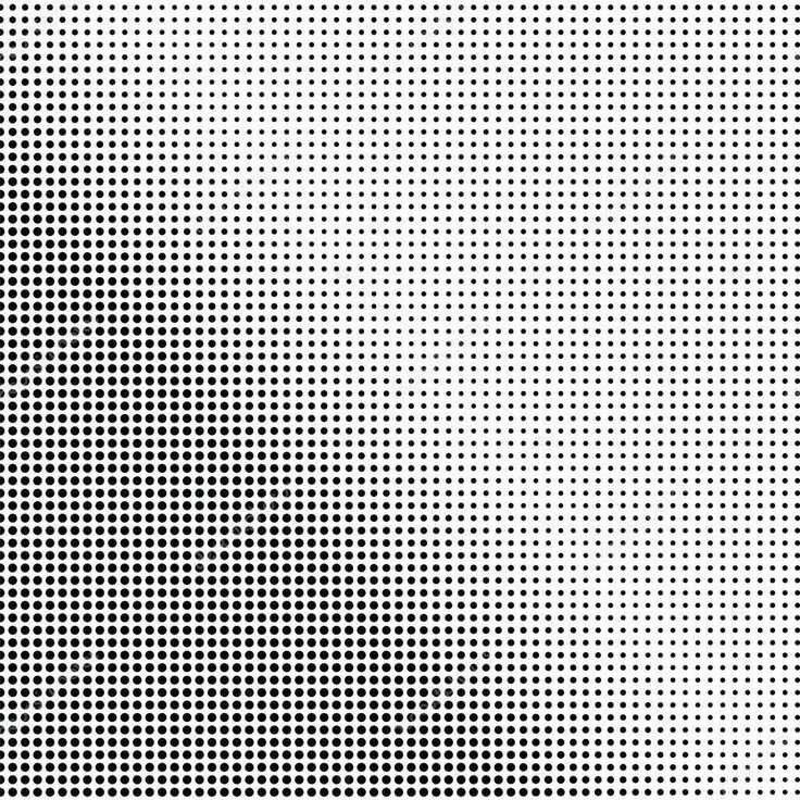 black and white halftone background