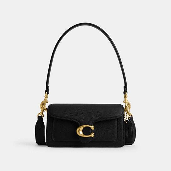 Coach Bags Tabby, Black Coach Shoulder Bag, Coach Black Purse, Tabby Coach Bag, Cute Coach Bags, Coach Tabby Bag, Coach Soft Tabby, 2025 Wishlist, Coach Rogue 25