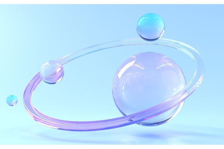 an image of some kind of object that is floating in the air and has two balls attached to it