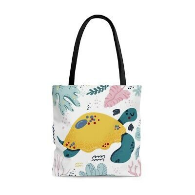 Beach Tote Bag Sea Turtle Under the Sea AOP | eBay Vacation Gift Basket, Beach Bag Gift, Beach House Gift, Beach Lover Gifts, Beach Tote Bag, Beach Birthday, Monkey Plush, Beach Gifts, Beach Lover