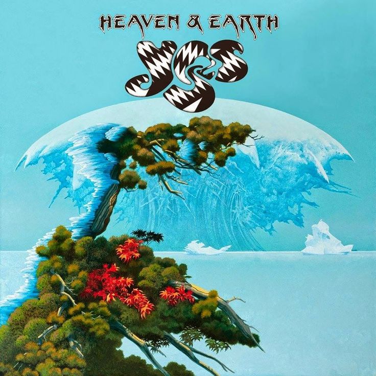 the cover art for heaven and earth's album, featuring an image of a tree with