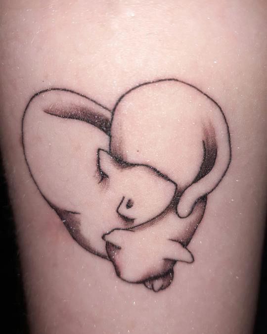 Two Cat heart Tattoo. Cat Heart Tattoo, Cats Heart, 3 Tattoo, Cat Heart, Two Cats, March 3, Heart Tattoo, Beautiful Cats, A Heart