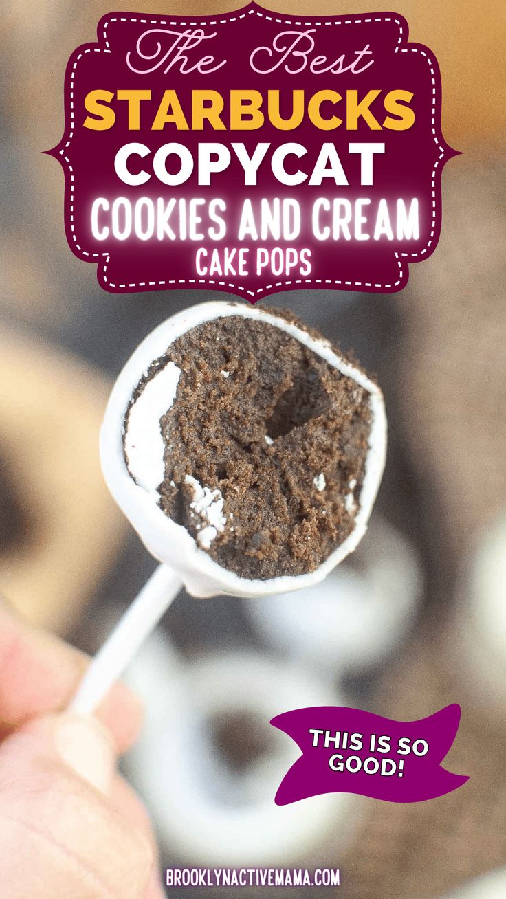 the best starbucks copycat cookies and cream cake pops