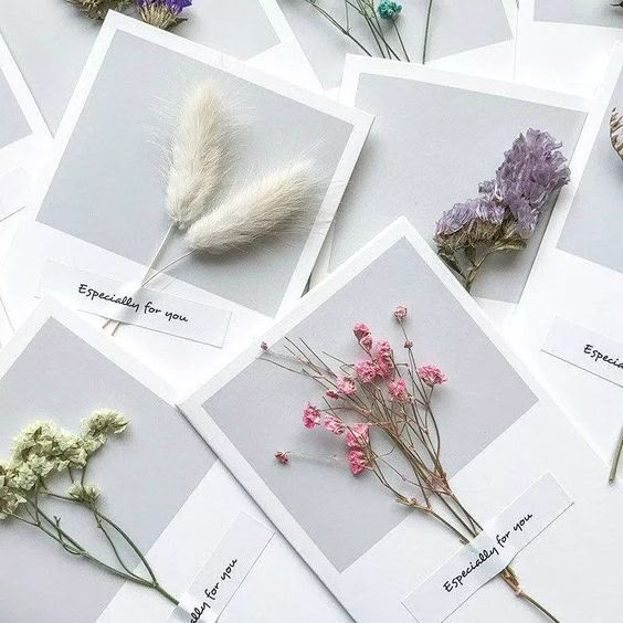 several different types of flowers are arranged on the table with each one's name