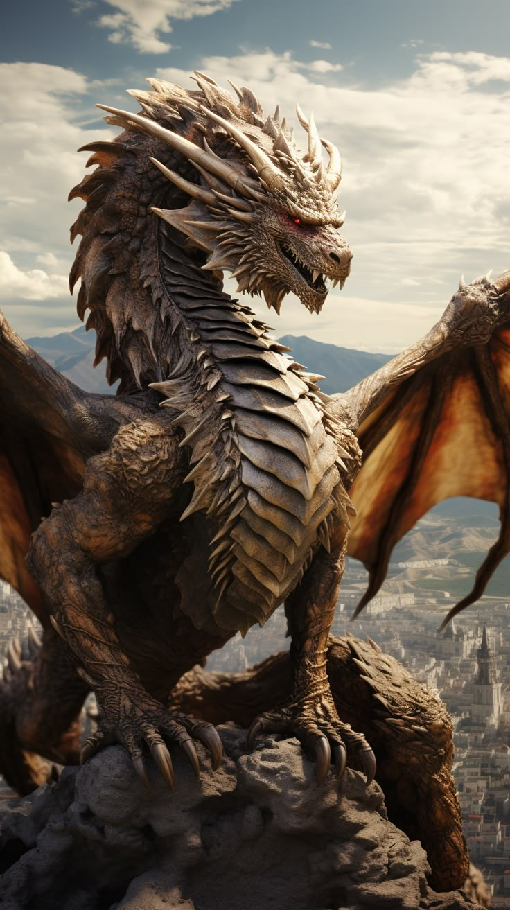 Dragon Realistic, Tiamat Dragon, Annatar Sauron, Grey Dragon, Brown Dragon, Real Dragon, Realistic Dragon, Majestic Dragon, Big Dragon