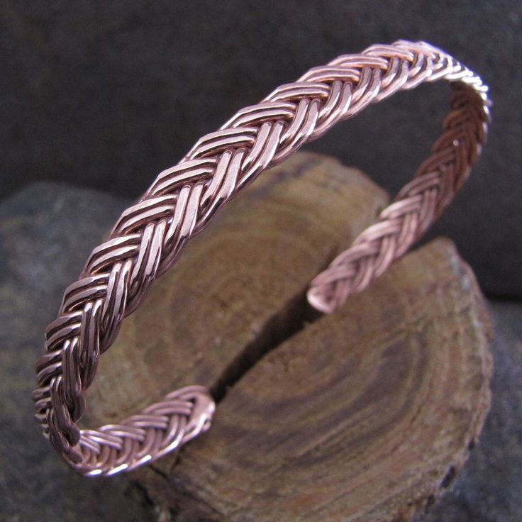 "I get tendonitis in my wrists and have been recently inspired to make copper bracelets for myself in an attempt to help. When I get a major flare up...nothing helps! The last time i got it, I started wearing this bracelet, and noticed it helped me recover, after the flare up, much faster than usual. I'm not going to claim a copper bracelet will cure or dramatically reduce any infamation or pain of a major event, but I do think it definitely reduces, and in my case eliminated, mild pain, when it Carpel Tunnel, Copper Bracelets, Boone Nc, Copper Wire Jewelry, Tagua Jewelry, Copper Cuff Bracelet, Wire Jewelry Designs, Organic Jewelry, Carpal Tunnel