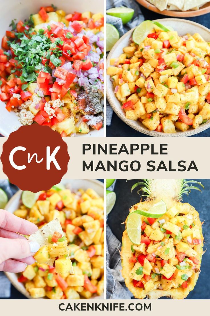 If you love fresh and flavorful salsa, then try this easy recipe featuring sweet pineapple and juicy mango. The sweet and savory combination adds a tropical twist to your next meal or as a refreshing appetizer. Pineapple Mango Salsa, Mango Salsa Recipe, High Protein Meal Plan, Protein Meal Plan, High Protein Breakfast Recipes, Mango Salsa Recipes, High Protein Meal Prep, Seasonal Cooking, Recipe Cake