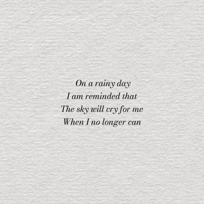 #poem #quote Quotes About Rain Rainy Days, Aesthetic Rain Quotes, Quotes For Rainy Days, Rainy Day Aesthetic Quotes, Rainy Days Quotes, Poems About Rain, Rain Love Quotes, Quotes About Rain, Rainy Day Poem