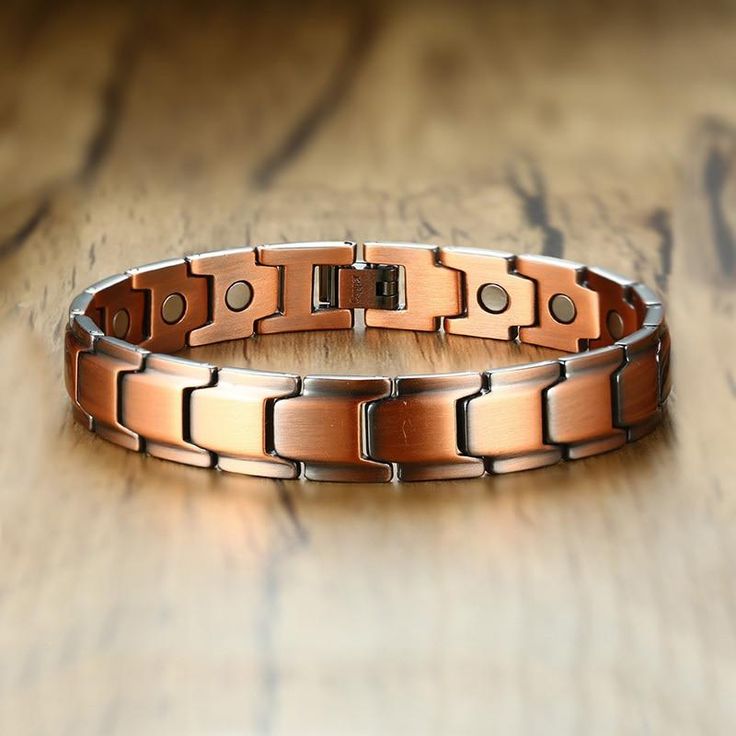 The bracelet that started it all! Our mission was to create magnetic therapy jewelry that individuals would want to wear each and every day. We were able to make this a reality by combining stunning design blended with the therapeutic properties of copper. Discover for yourself why millions of people are wearing magnetic therapy bracelets every day - you won’t want to leave the house without it! BENEFITS The main function of health care bracelet/necklace:-Accelerate blood circulation, increase b Male Jewelry, Pearl Clasp, Energy Power, Magnetic Therapy, Men Bracelet, Copper Style, Men Jewelry, Magnetic Bracelet, Bracelet Clasps