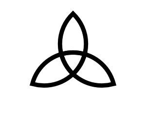 an image of two intersecting lines in the shape of a celtic knot on a white background