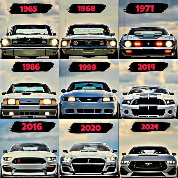 the history of ford mustangs