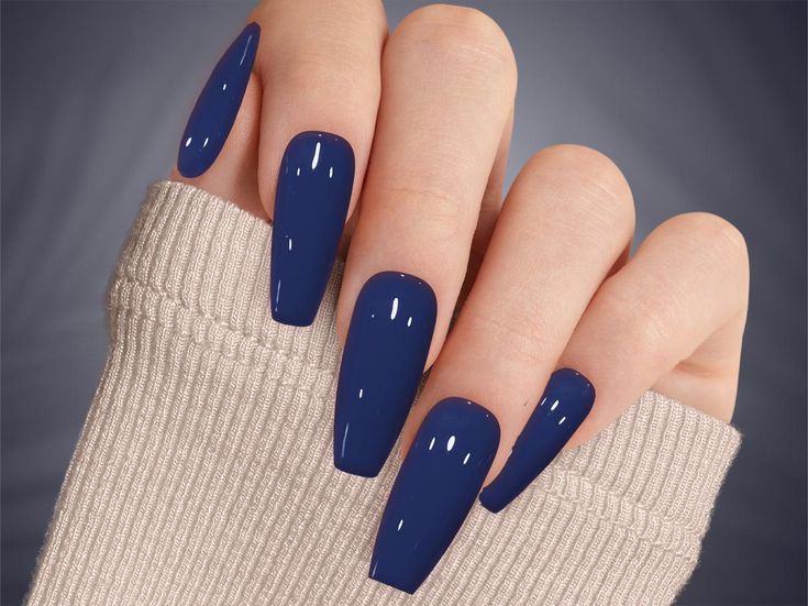 Step into timeless elegance with our Classic Navy Blue Press-On Nails. These sophisticated and stylish nails are perfect for adding a touch of refinement to any outfit, whether for a formal event or a polished everyday look. You will receive a full set of 10 nails in your size along with a complimentary gift of a nail file, cuticle stick, alcohol wipes, and nail glue. If you prefer tape tabs instead of glue, just let us know. I am more than happy to personalize your order, so please reach out to Navy Blue Elegant Nails, Navy Nails Coffin, Navy Blue Square Acrylic Nails, Dark Blue Nails Coffin, Navy Blue Nails Coffin, Fall Blue Nail Colors, Slate Blue Nails, Blue Nails Matte, Nails Nautical