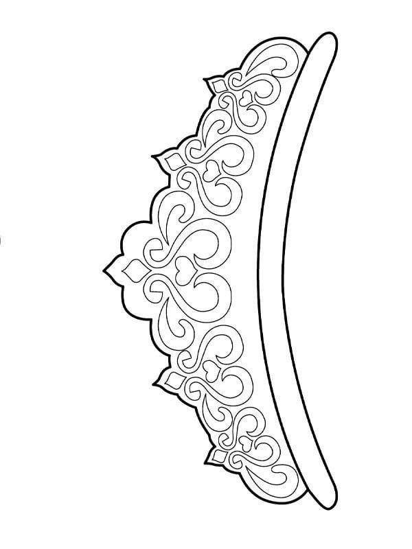 Printable Crown, Crown Template, Beaded Crown, Spoon Crafts, Crown Crafts, Jewellery Design Sketches, Paper Crowns, Headband Jewelry, Printable Adult Coloring Pages